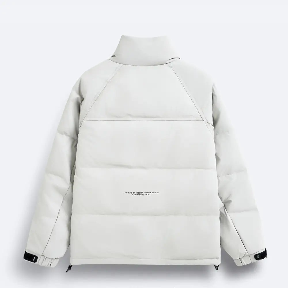 3-Layer Quilted Life Jacket with Zipper and Snap Fastener